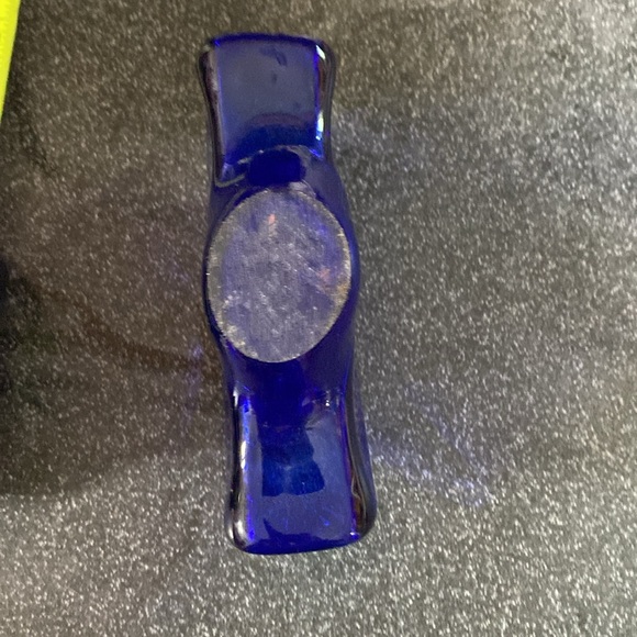 White Cristal Hand Made Italy Blue Murano Artwork - Picture 7 of 8